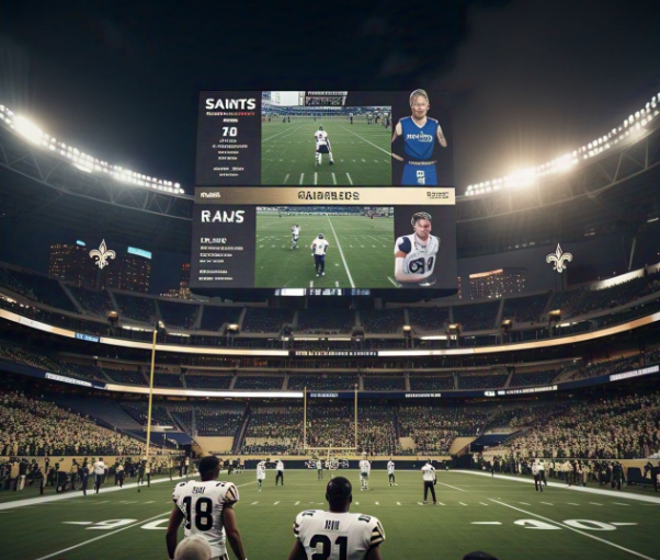 New Orleans Saints vs Los Angeles Rams Match Player Stats