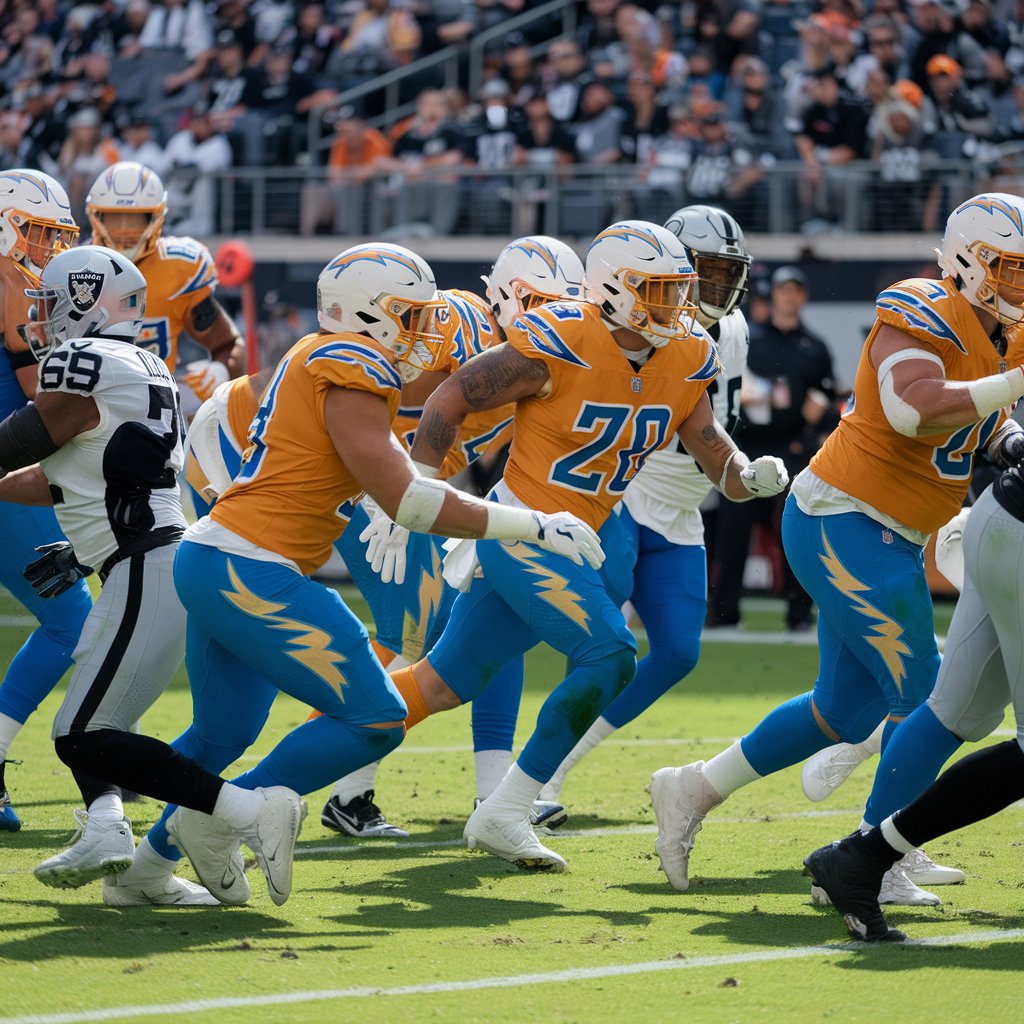 Los Angeles Chargers vs Las Vegas Raiders Match Player Stats