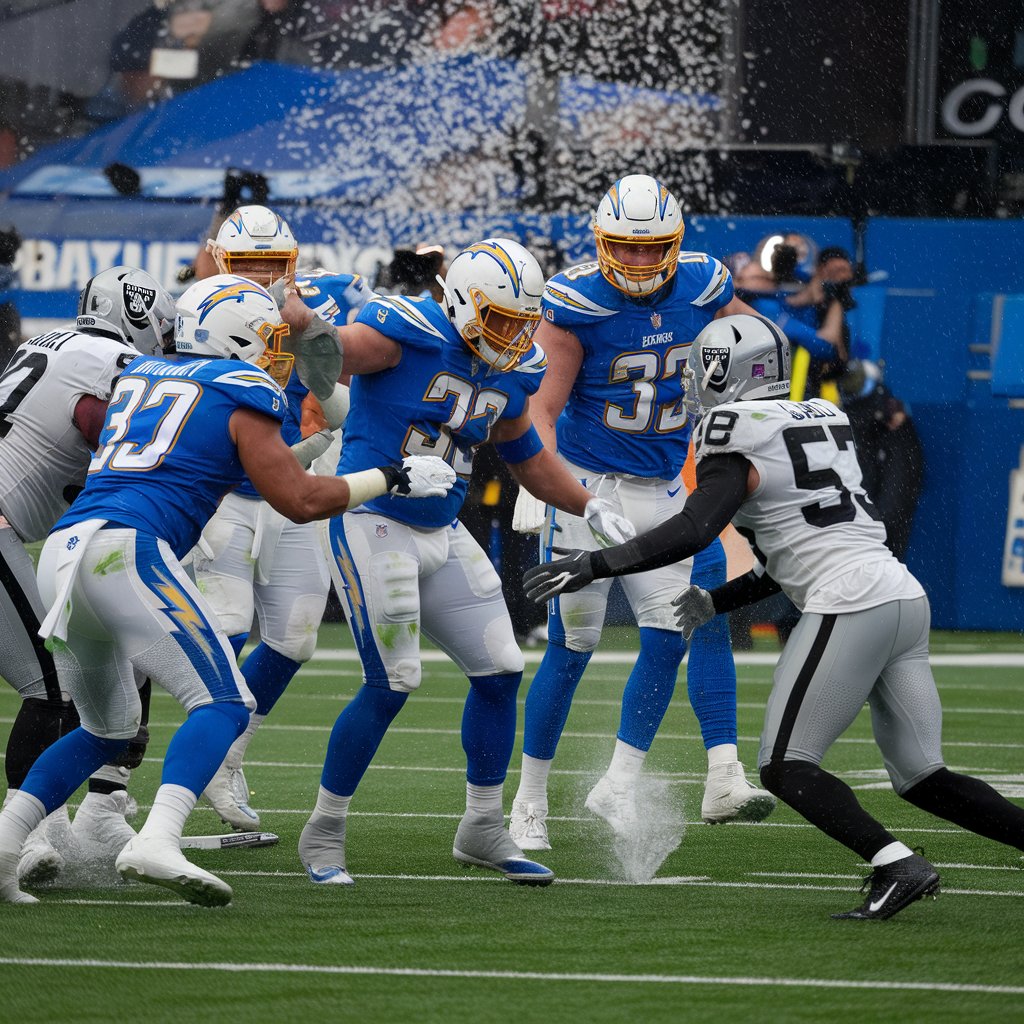 Los Angeles Chargers vs Las Vegas Raiders Match Player Stats