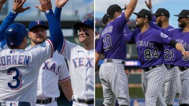 Texas Rangers vs Colorado Rockies Match Player Stats